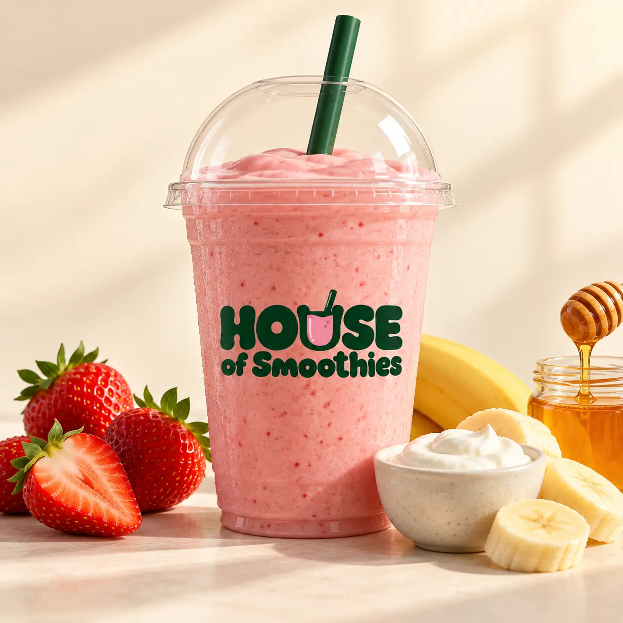 Strawberry Bliss smoothie